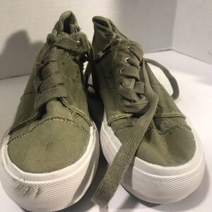 Kids Olive Green Sneakers